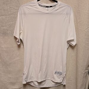 Adidas aeroready sport tshirt, white, Men's Size Medium